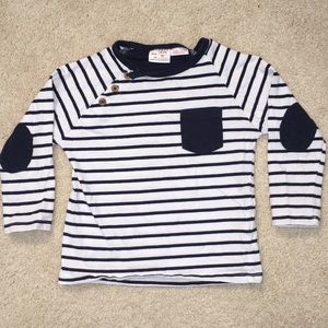 Zara Striped Long Sleeve T-shirt